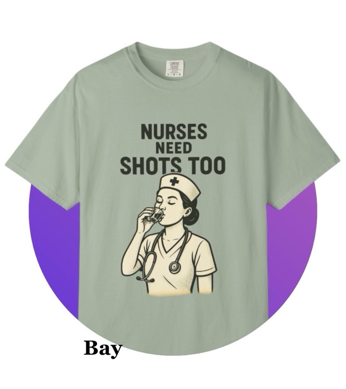 Nurse Need Shots Graphic T-shirt. Unisex. Multiple Colors And Sizes. Ships Free!