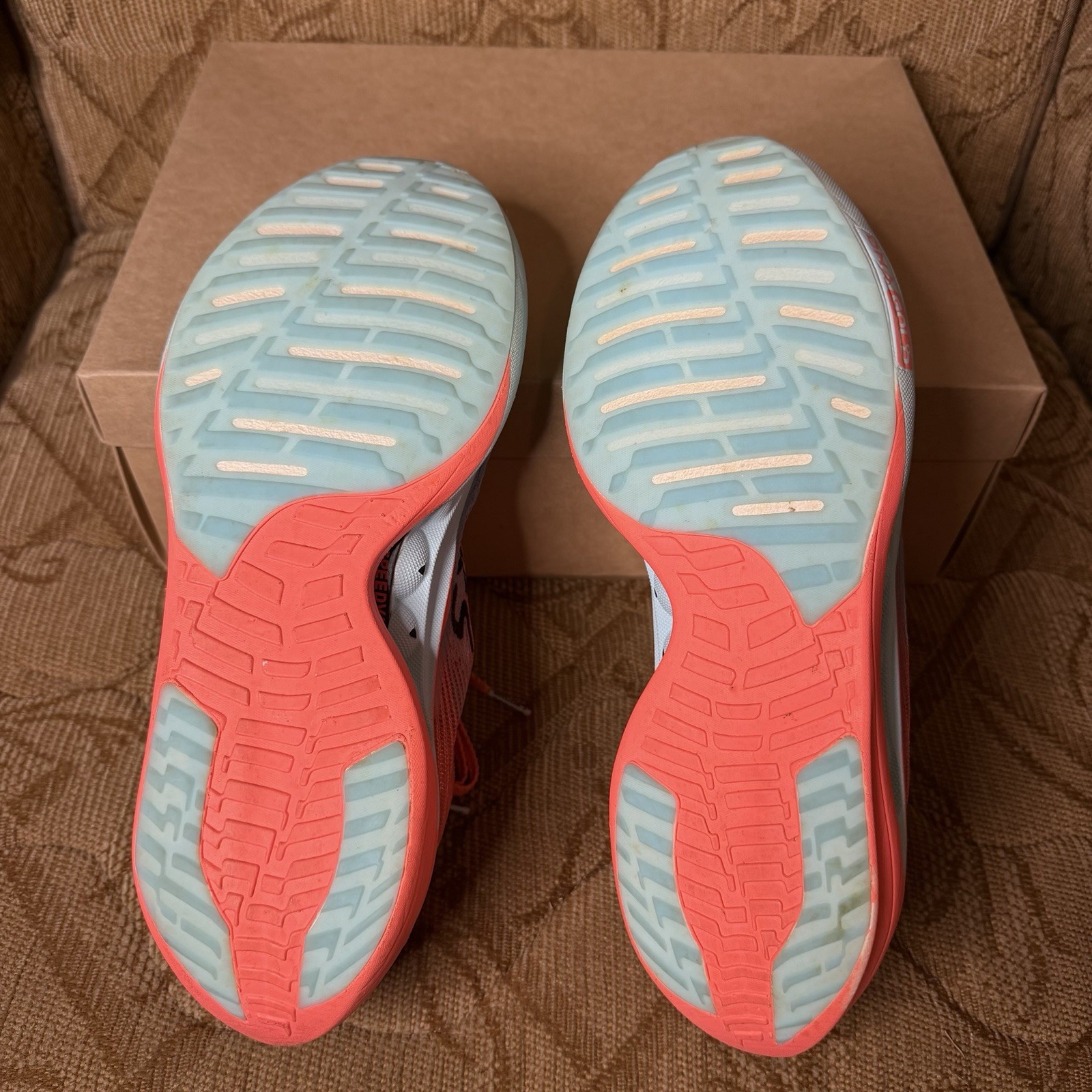 Brooks Hyperion Elite 5 Pink Clay Atomizer Blue Shoe 1000491D681 Men’s Size 11.5