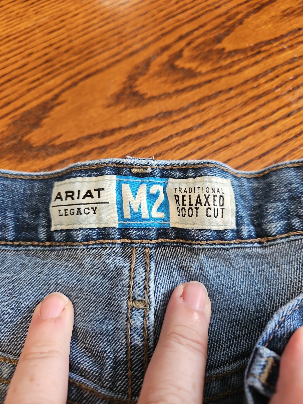 Ariat Legacy M2 Traditional Relaxed Jeans Men’s 36×34 Boot Cut Western Cowboy B1