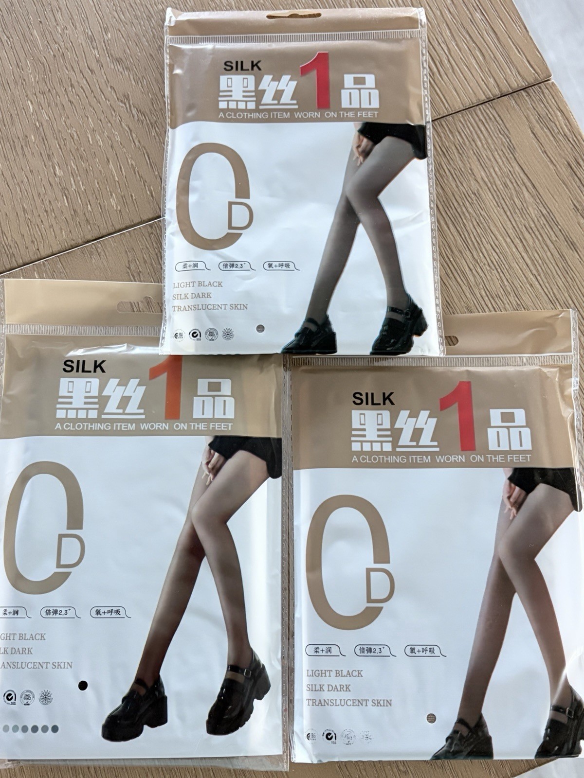 Silk 1 Cool Sheer Pantyhose Women Summer Stockings Lightweight Made in China 3 P