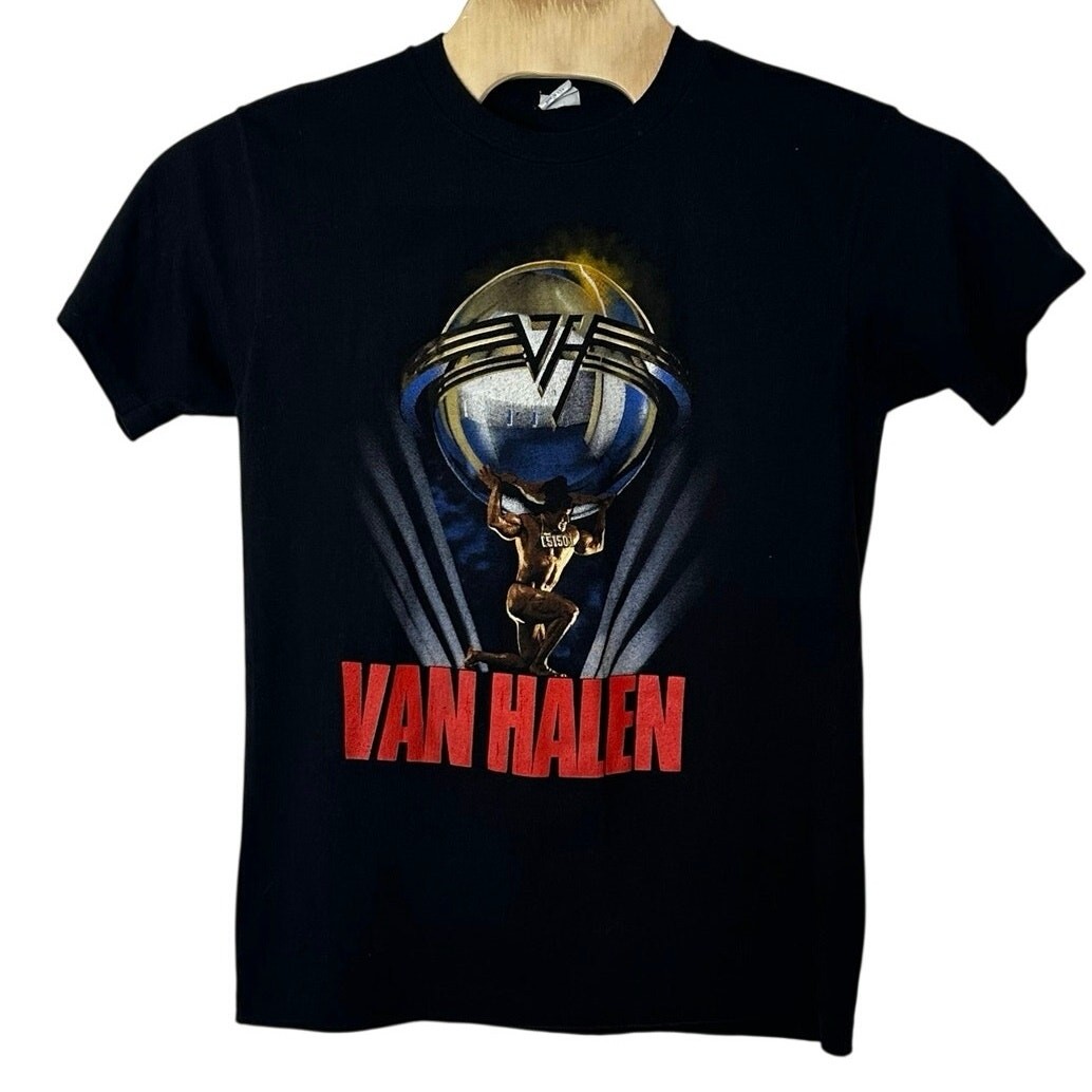 Vintage 1986 Van Halen 5150 USA Tour T-Shirt Size XL Ched by Anvil Single Stitch