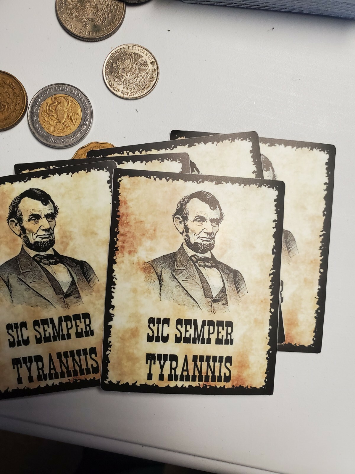 General Sherman WANTED POSTER Confederate States Civil War era poster STICKERS