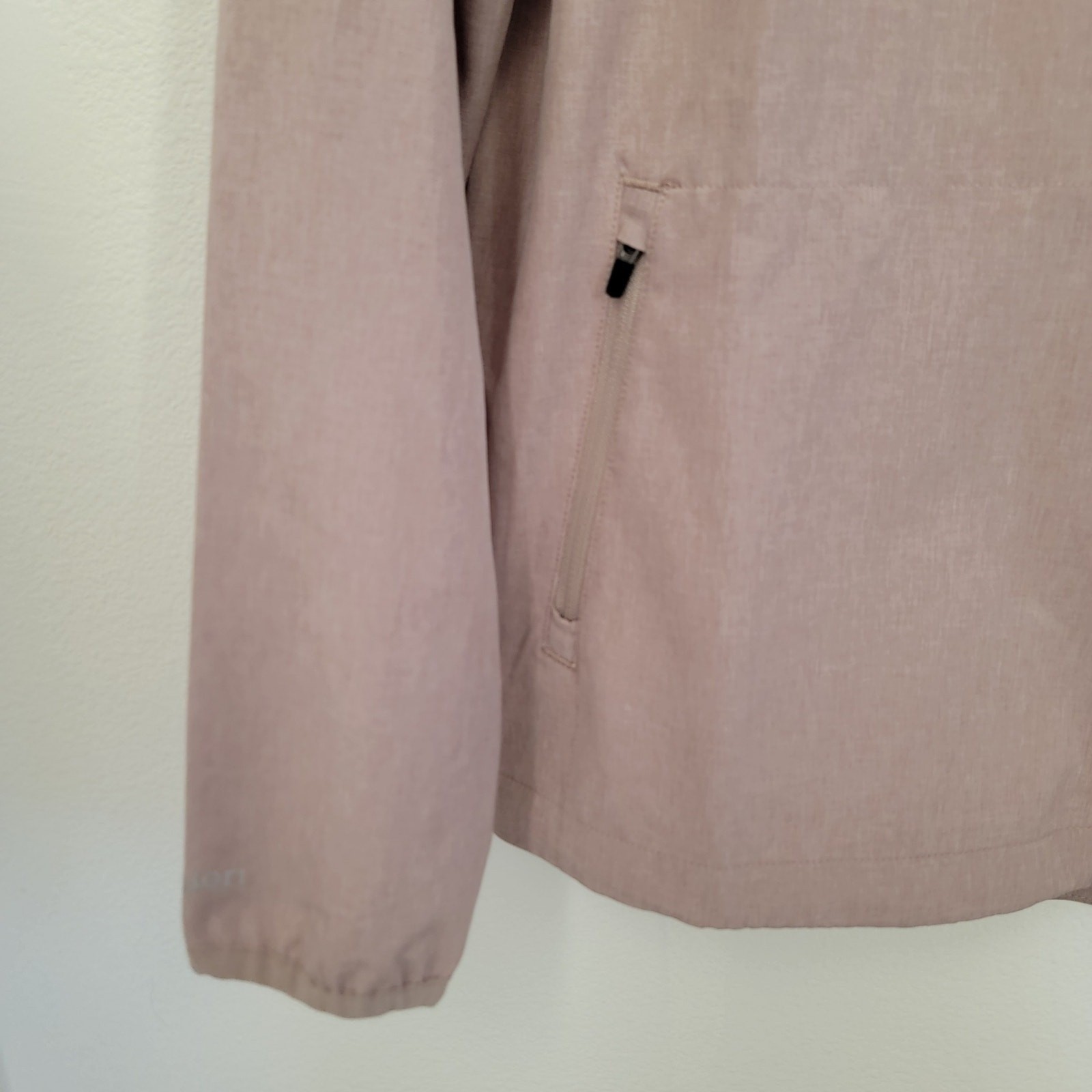 Vuori Outdoor Trainer Soft Shell Jacket Women Sz Small VW501 Hazel Mauve UPF 30+
