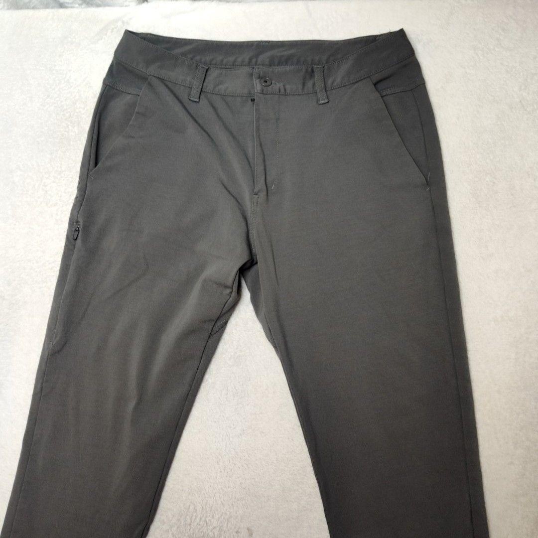 BYLT Pants Mens Large Gray Chino Slim Stretch Everyday 2.0 Casual Work Tech
