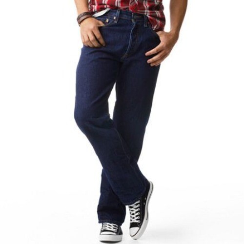 Levis 60×30 Mens Big Tall 505 Original-Fit Non-Stretch Jeans Dark Stonewash NWT
