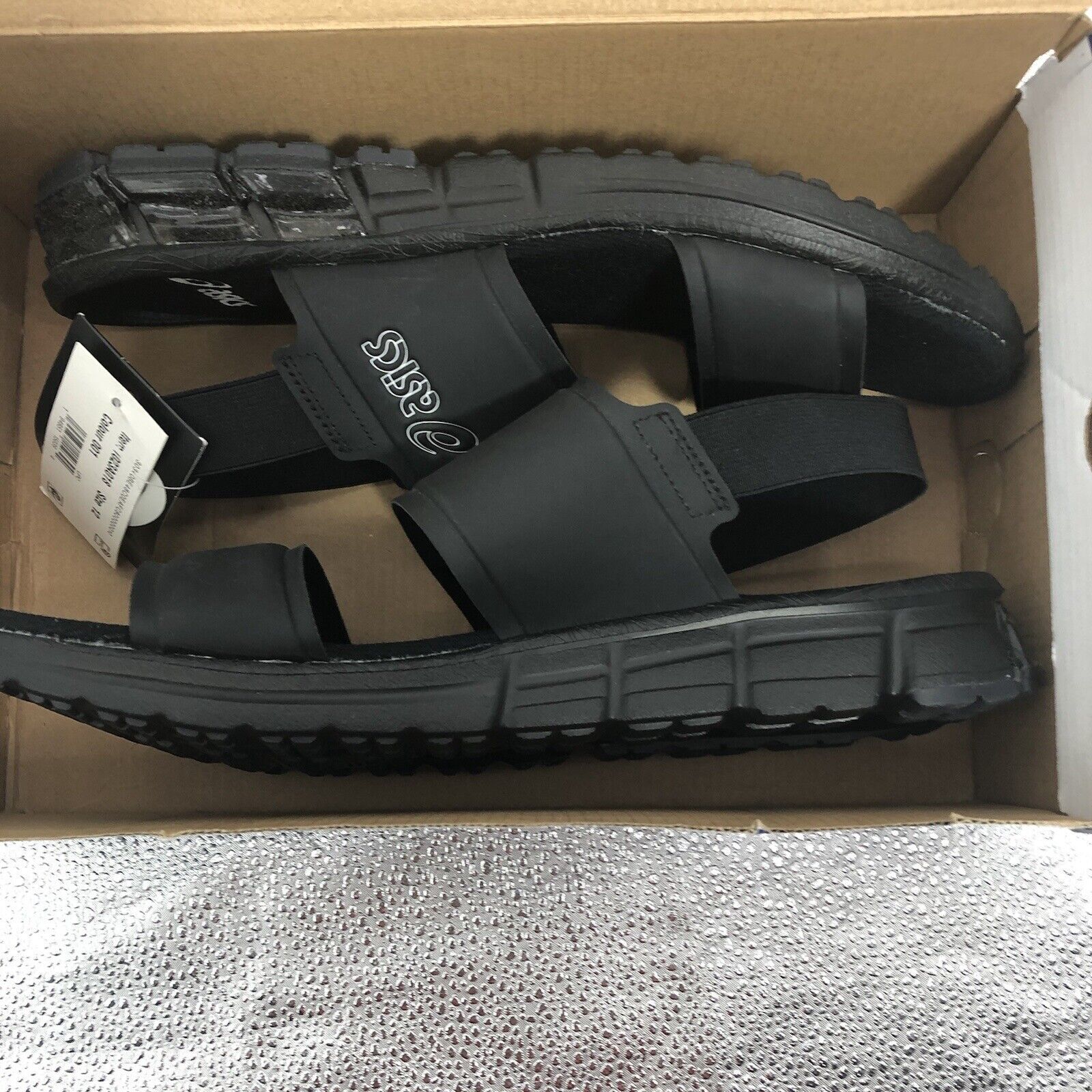 ASICS GEL QUANTUM 90 SD FO SANDALS NEW MEN’S MULTIPLE SIZES BLACK