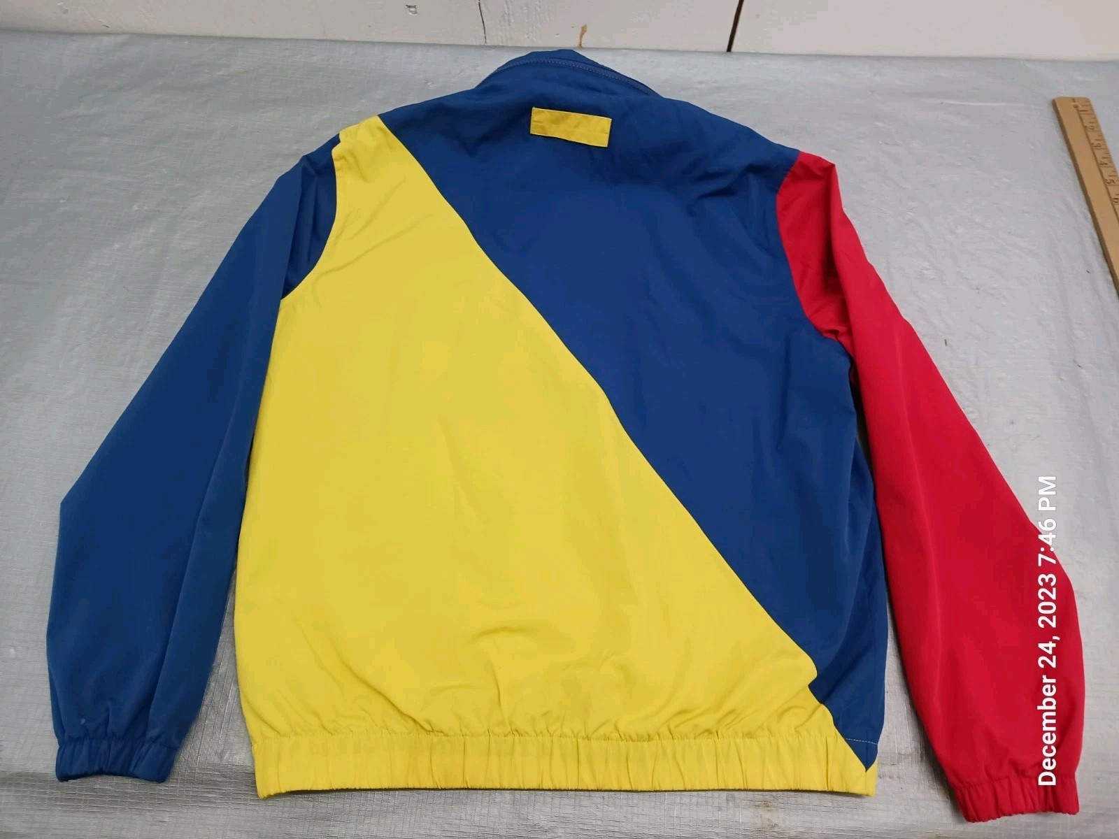 Forever 21 Retro Quarter Zip Color Block Windbreaker Size M