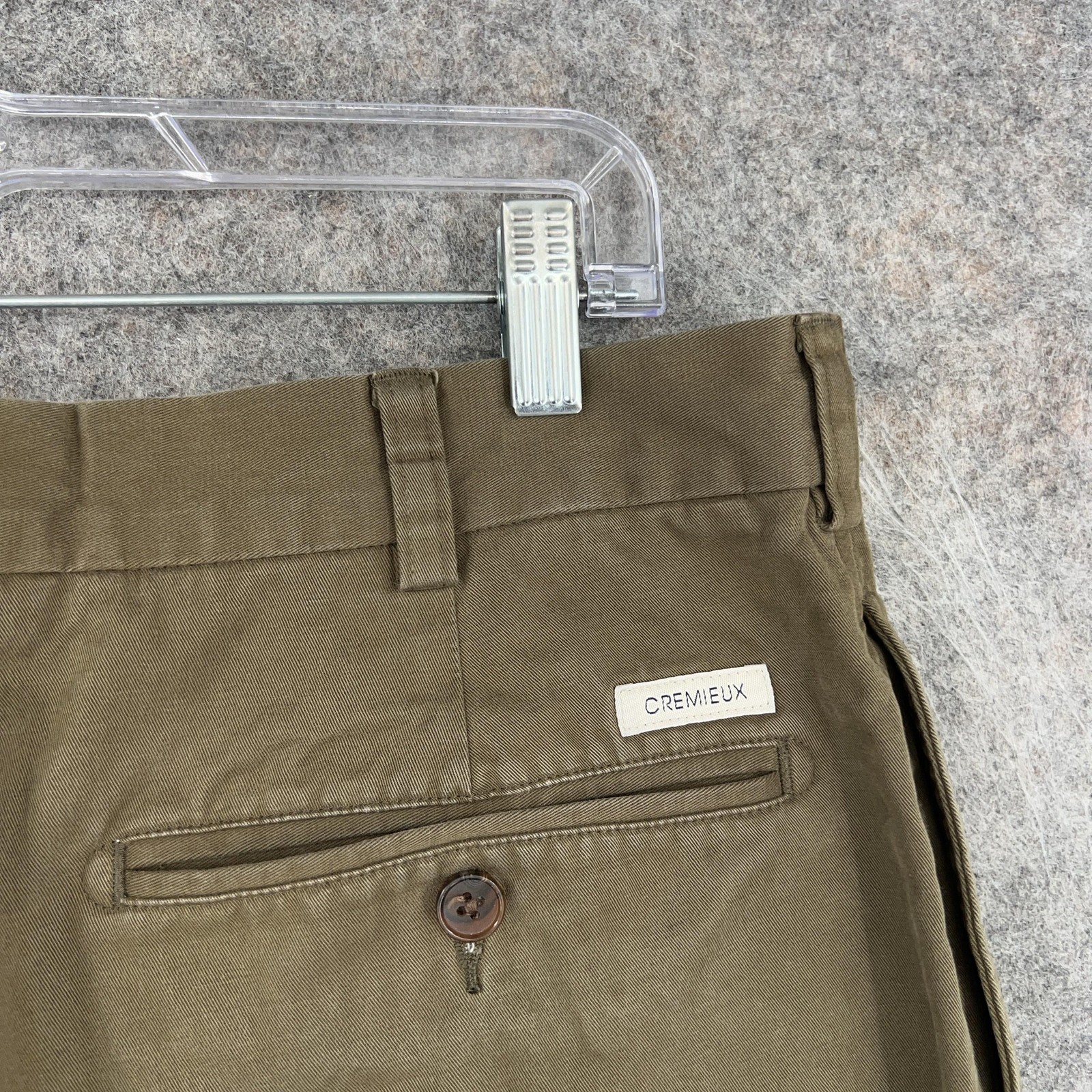 Daniel Cremieux Classics Pants Mens 35×32 Brown Pleated Cuffed Chino Classic Fit