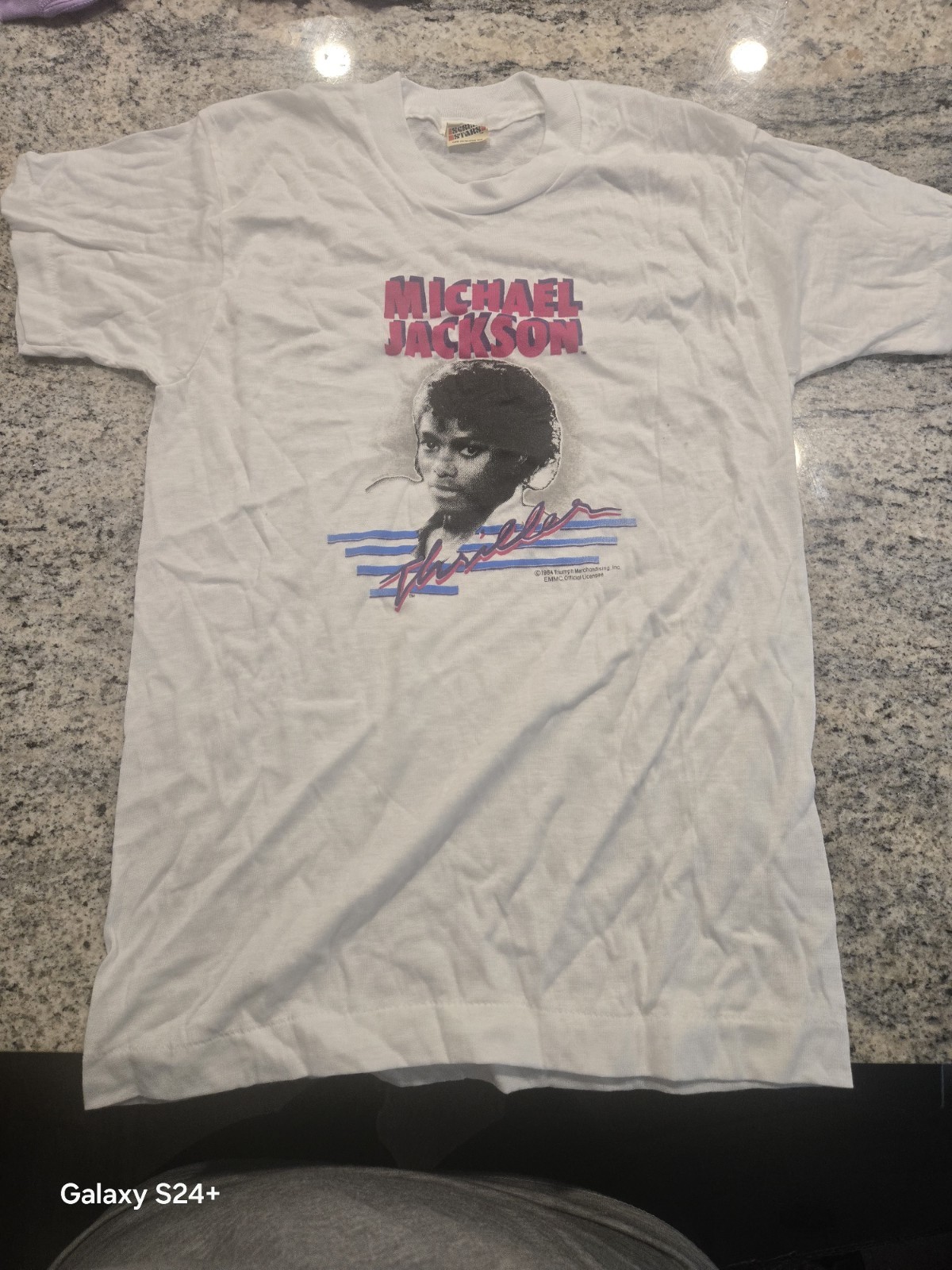Rare Vintage 80s Michael JacksonThiller 1984 T Shirt Youth Large 14 – 16Kids