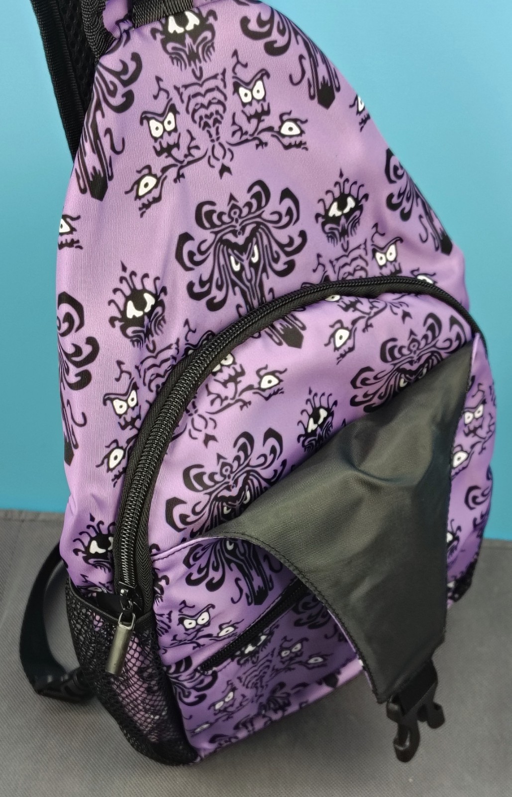 Haunted the Mansion Unisex Small Crossbody Backpack Sling Bag