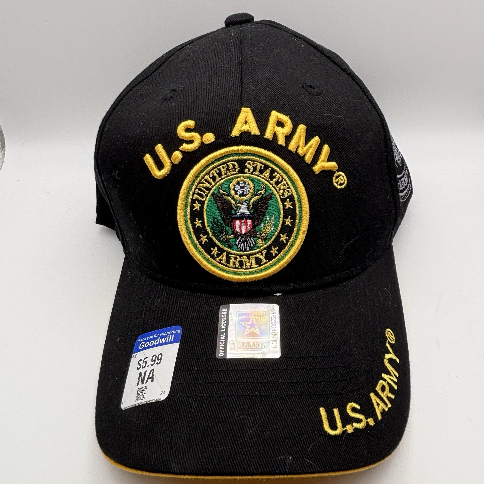 U.S. Warriors US Army Strong Official Licensed Military Baseball Hat