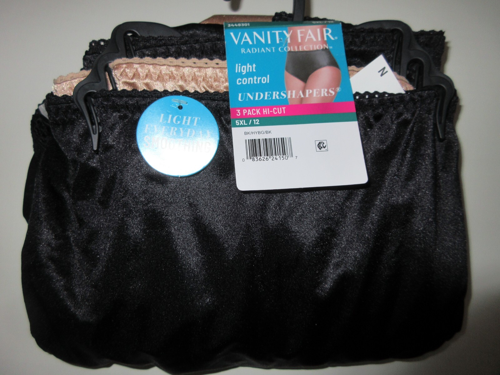 Vanity Fair Radiant 3-Pairs HI-CUT Brief underwear Panties Nylon plus ~ 5X/12