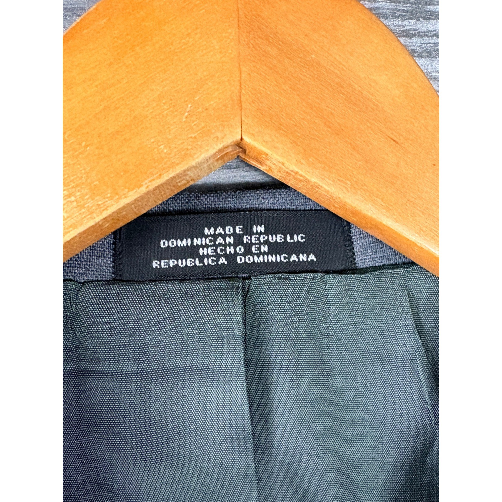 Vtg David Taylor Mens Gray Wool Blend Blazer Sport Coat 44R Gold Buttons NEW NWT