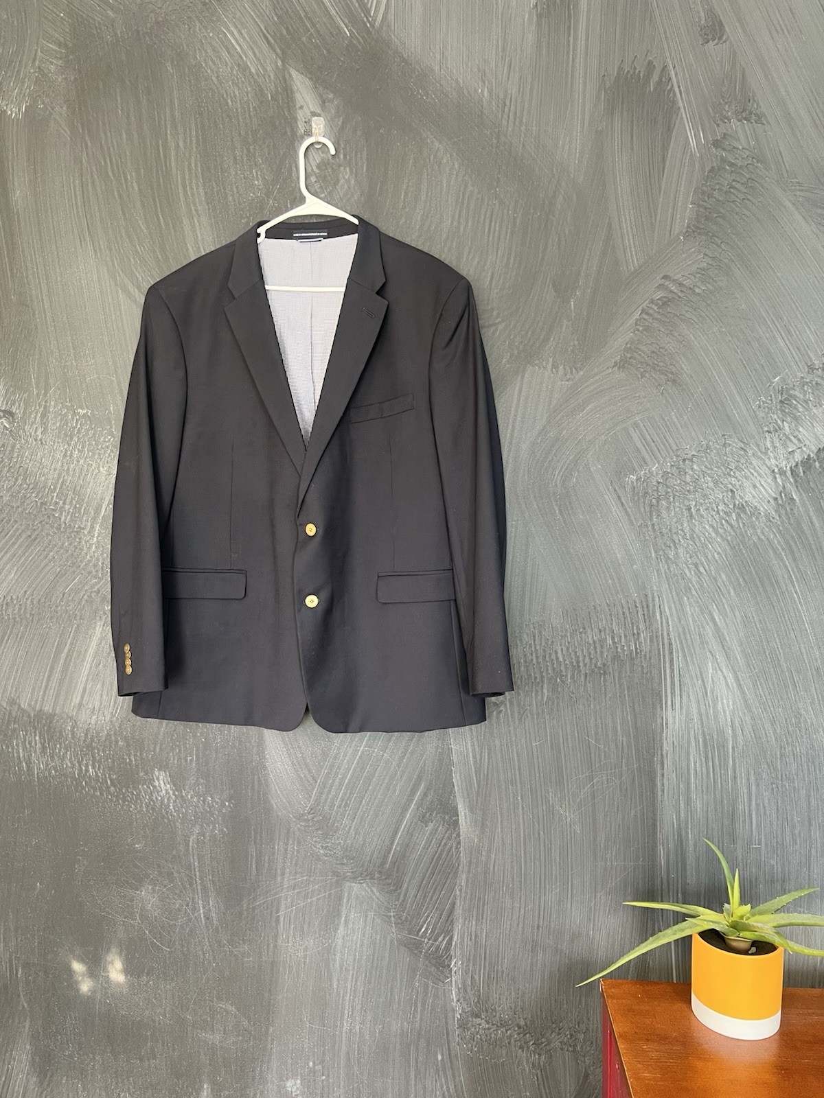 Tommy Hilfiger Blazer Sports Coat Men’s XL Long Blue *Measurements In Pictures**
