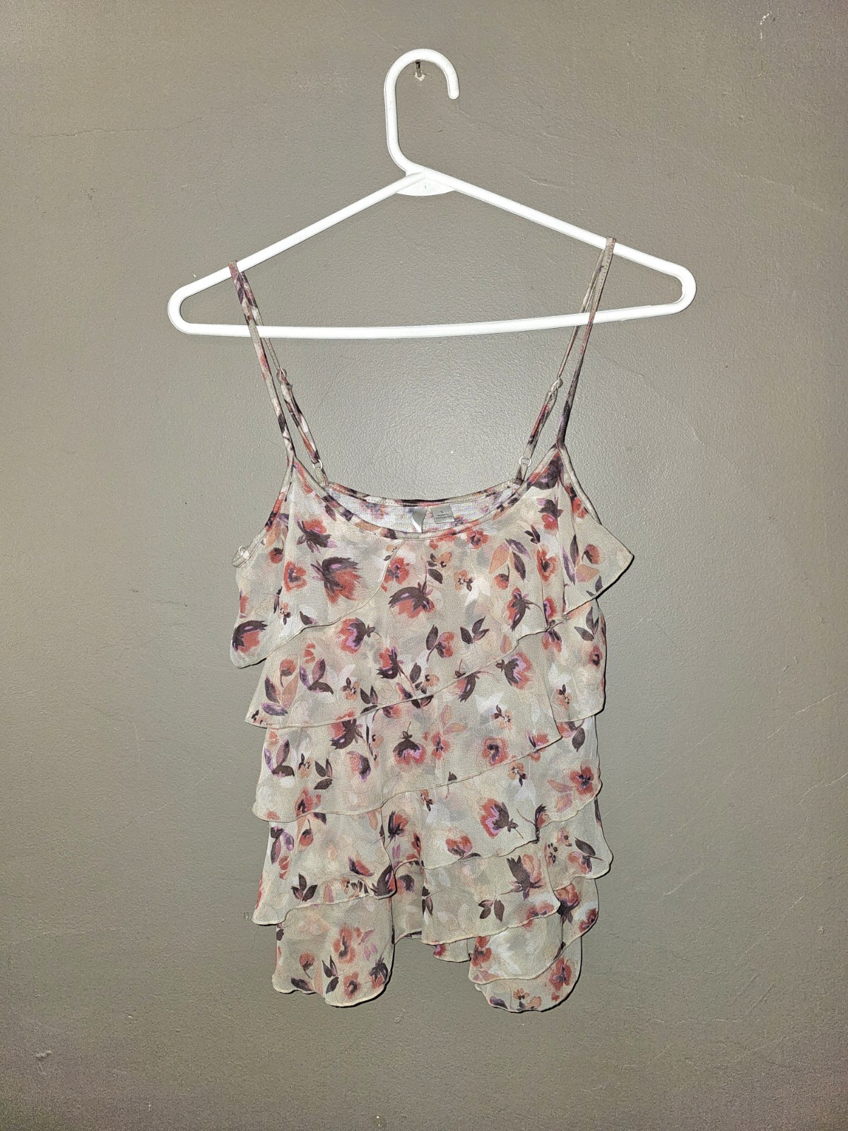 LC Lauren Conrad Women’s Cream Floral Print