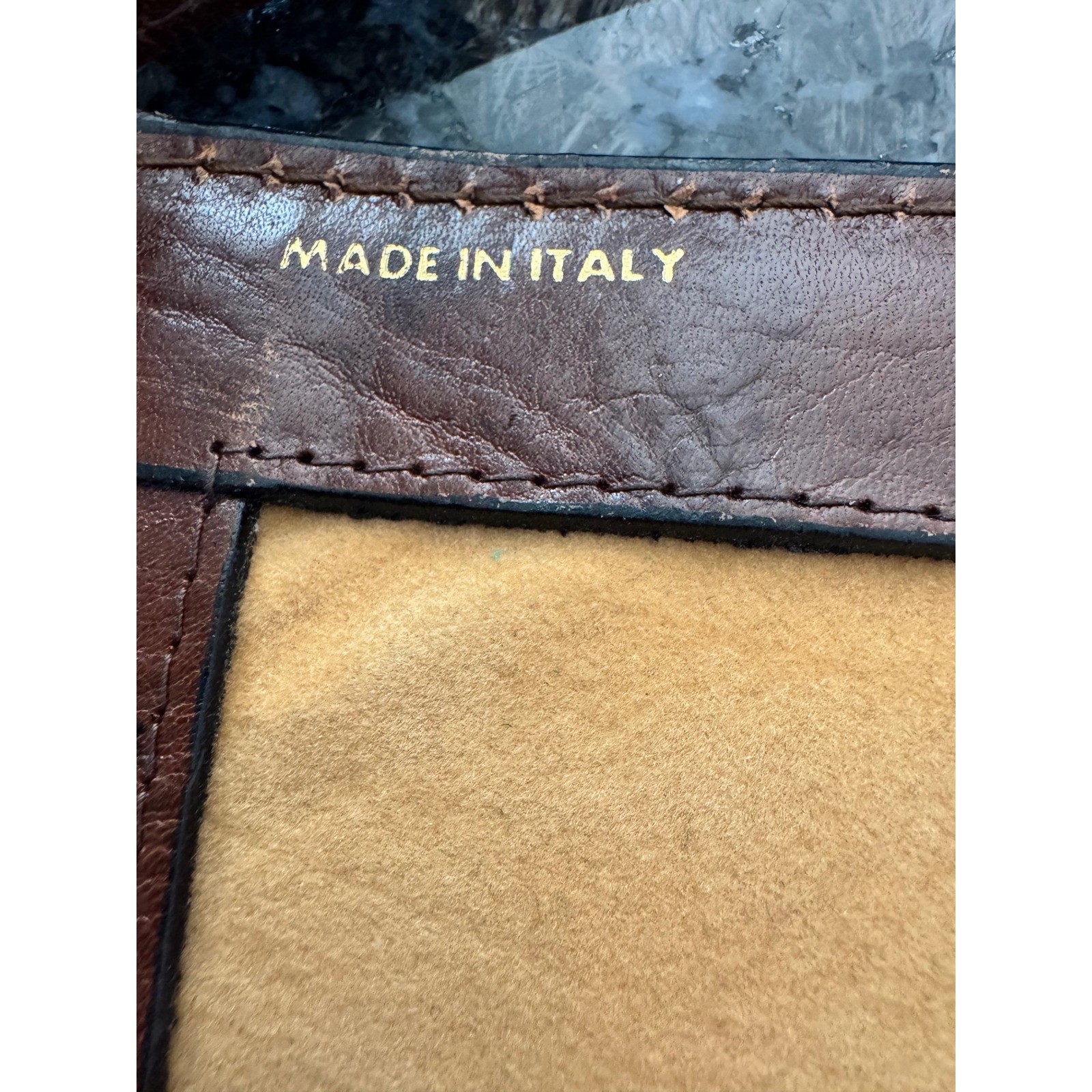 Vintage Brown Leather Celine? Horse Carriage Shoulder Bag Equestrian Flap Purse