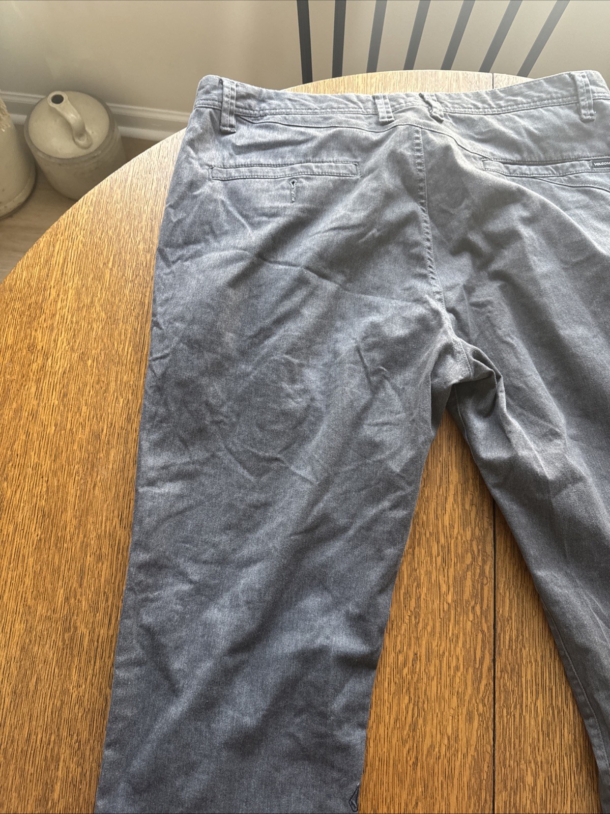 Volcom Pants Gray Flat Front Men’s Size 38×33 True to this