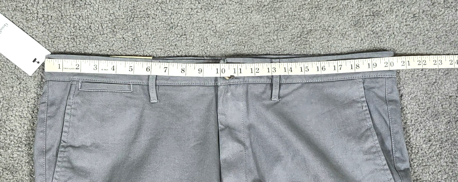 Men’s Chino Pants 40×30 Dark Gray Slim Fit Goodfellow Stretch Flat Front