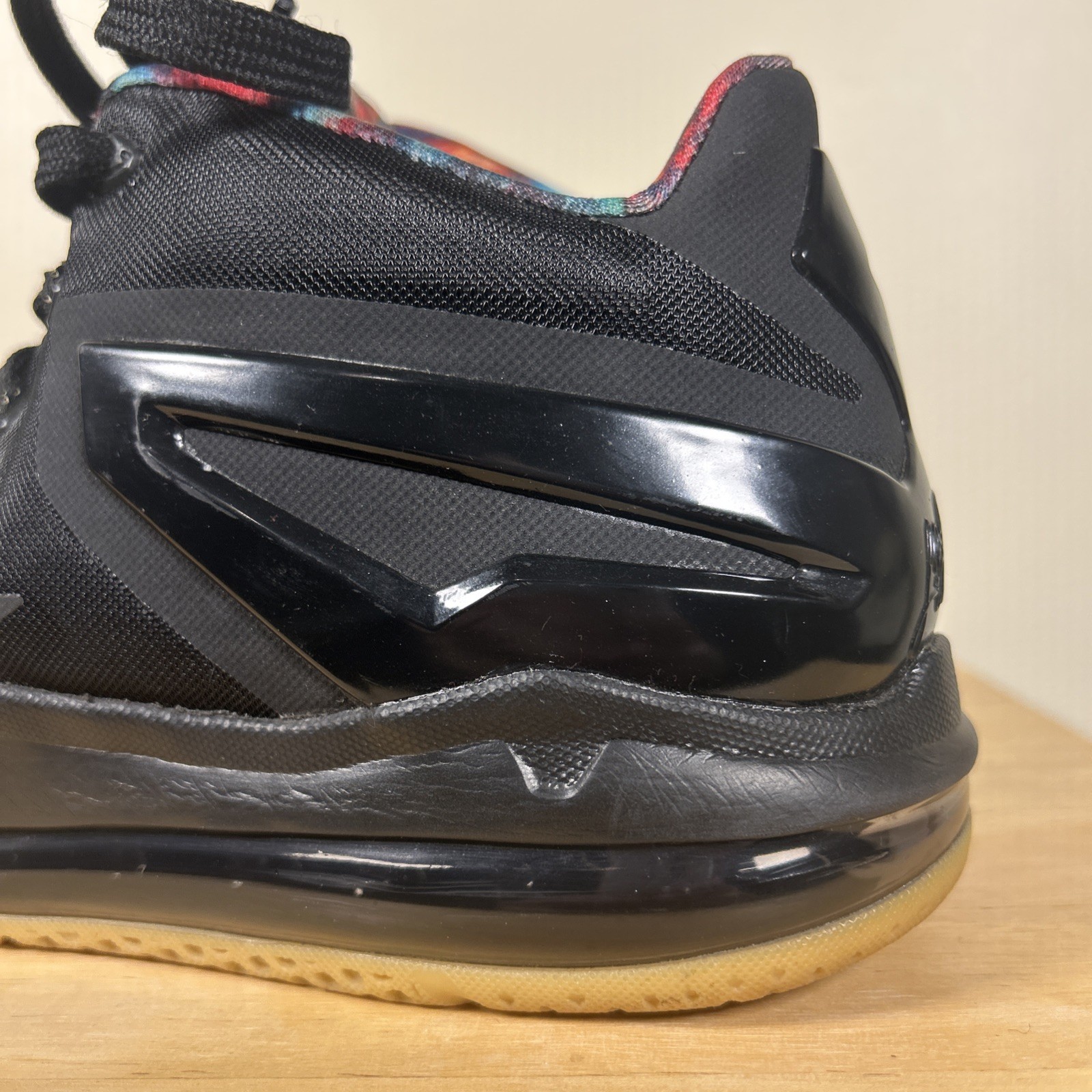 Size 10 – Nike Max LeBron 11 Low Gum Black Leather (642849-078) w/ Original Box