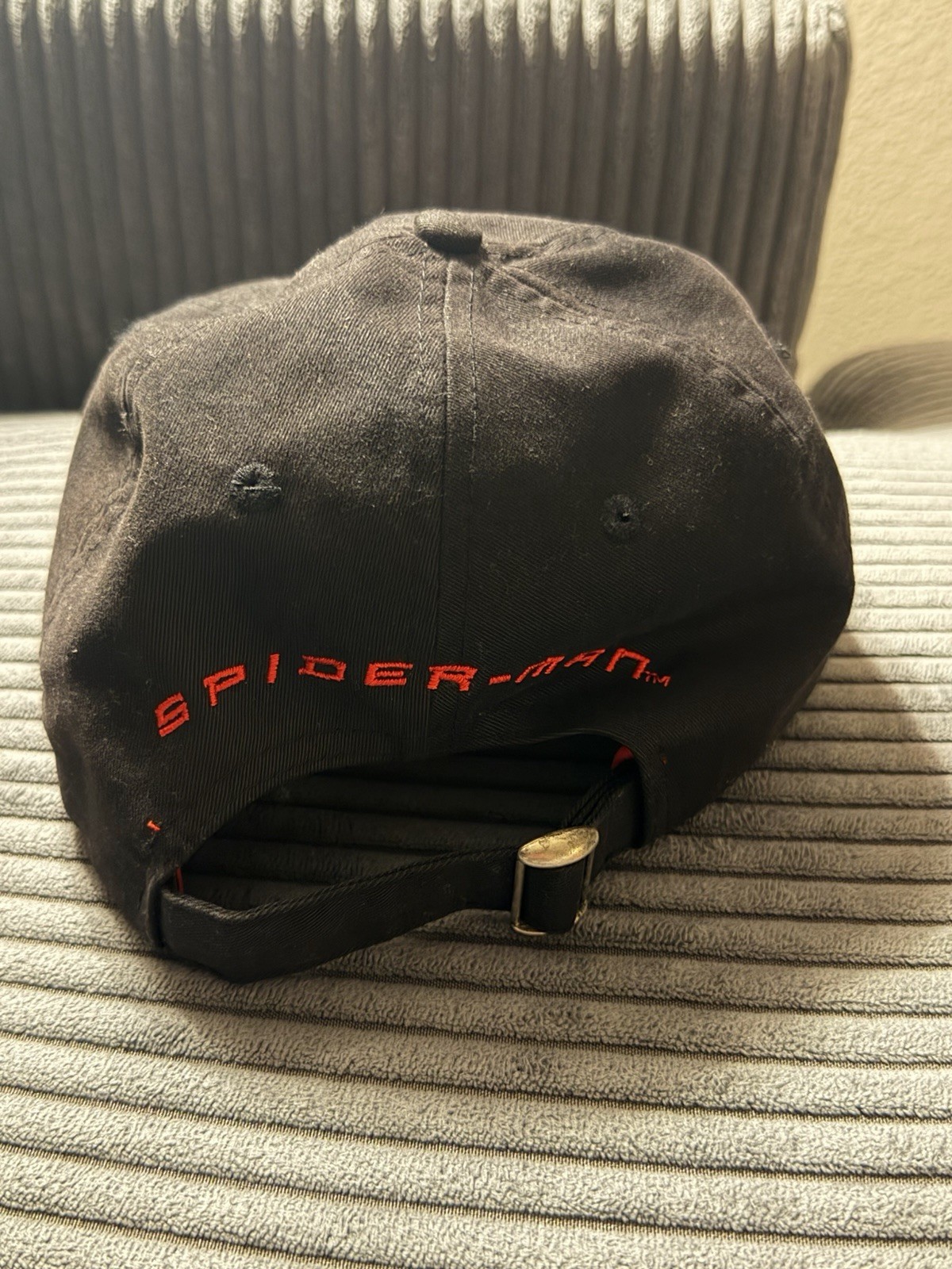Vintage 2001 Marvel Spider-Man Movie adjustable baseball hat
