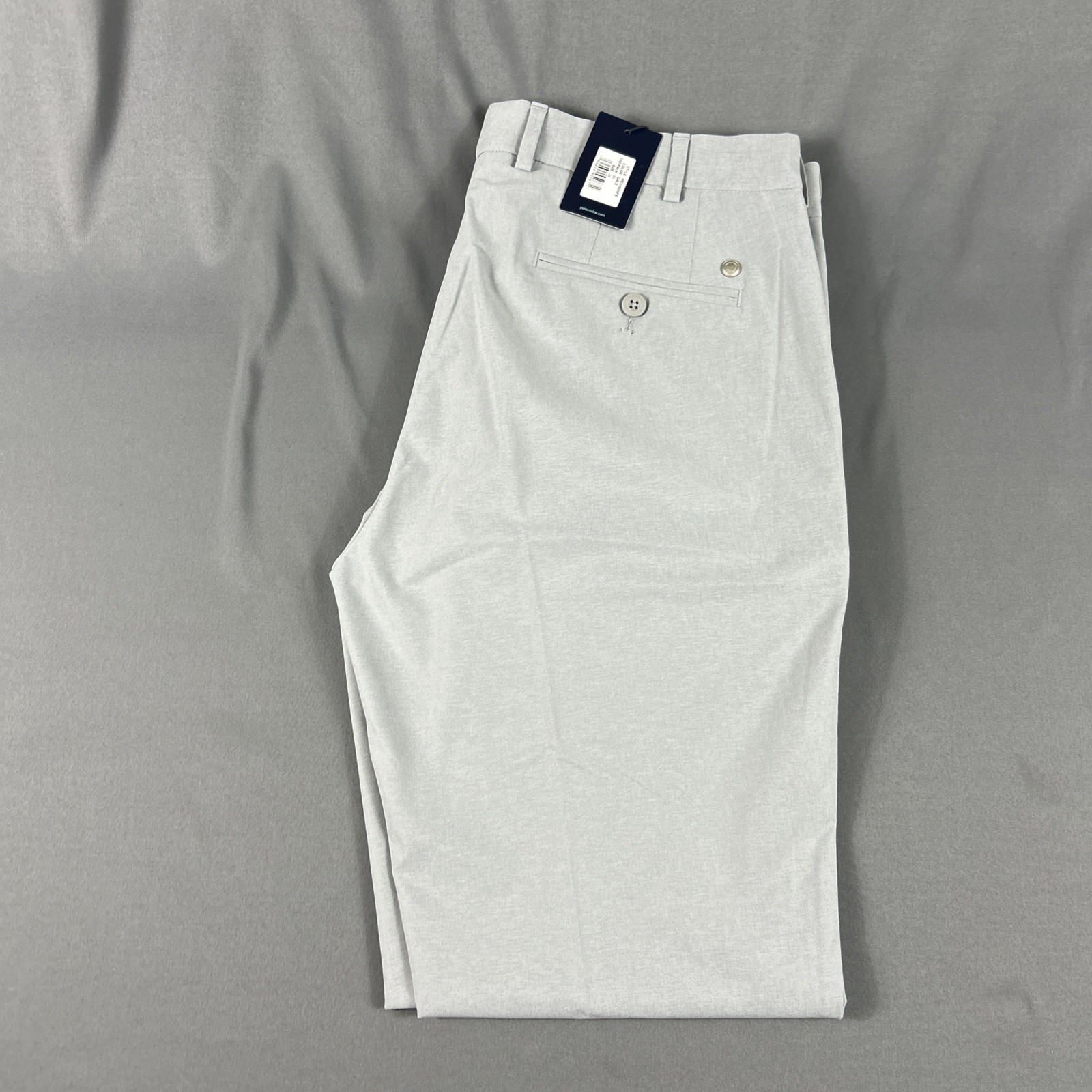 Peter Millar Golf Pants Crown Crafted Surge 34 x 32 Gale Gray NWT MSRP $185