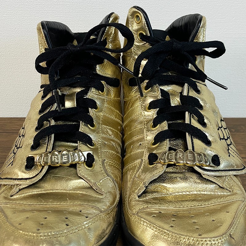Adidas Jeremy Scott JS Wings Metallic Gold 2008 G04653 Size 8.5 RARE