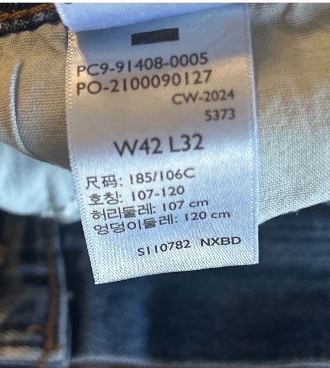 Signature by Levi Strauss Gold Relaxed Fit Men Straight Leg Jeans Blue 42×32 NEW