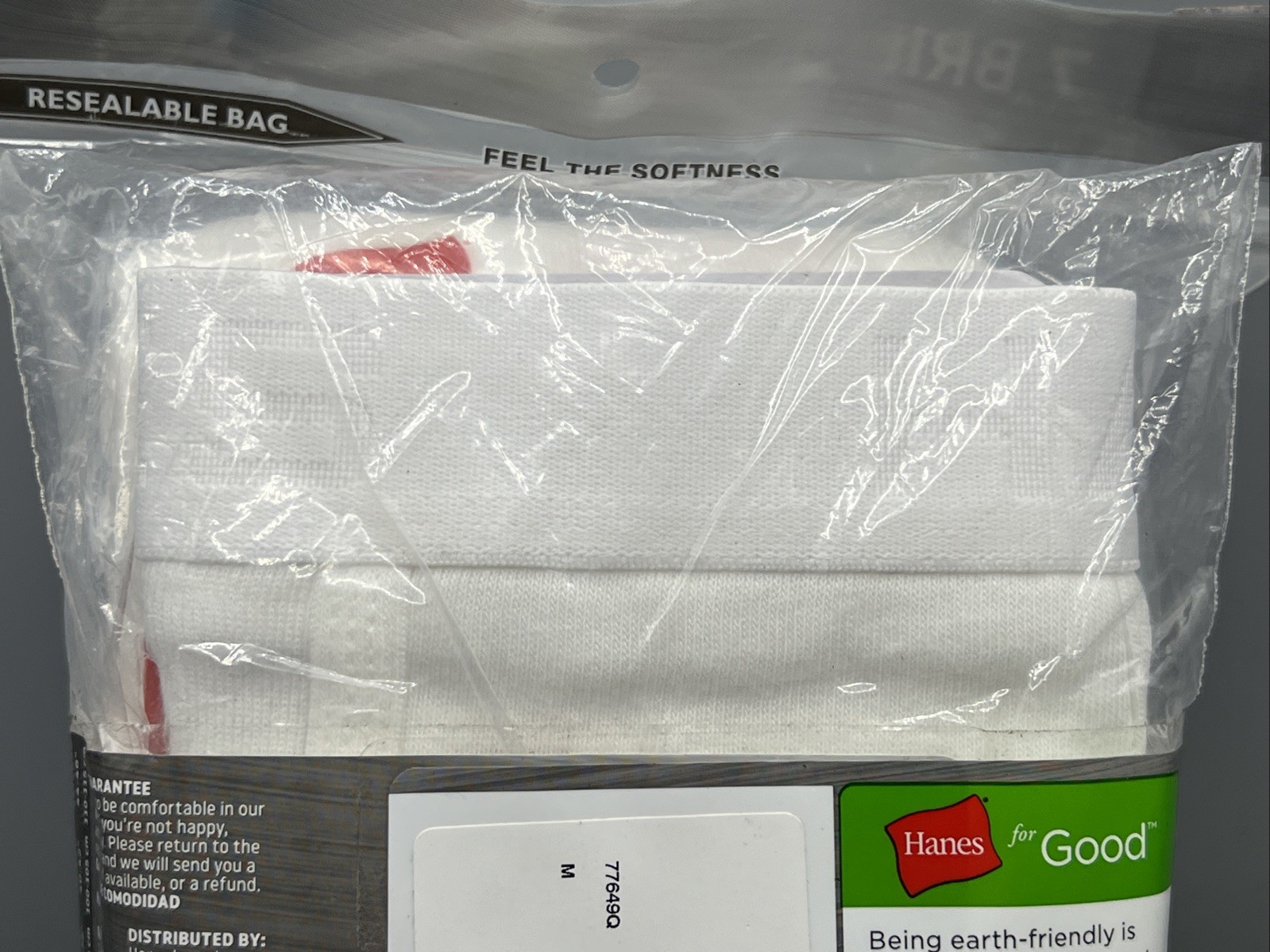 Hanes Ultimate Tagless Brief Comfort Flex Waist 9 Pack Size M 32”-34” White