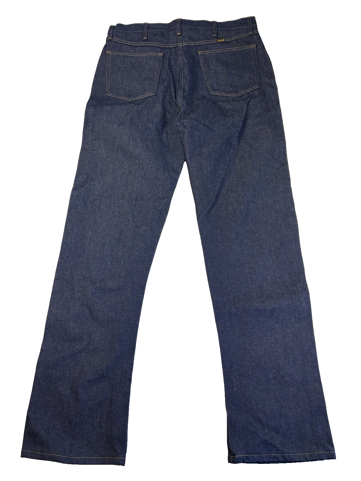 Rustler Men’s 36X34 Dark Wash Regular Boot Raw Denim Jeans Western Cowboy Ranch