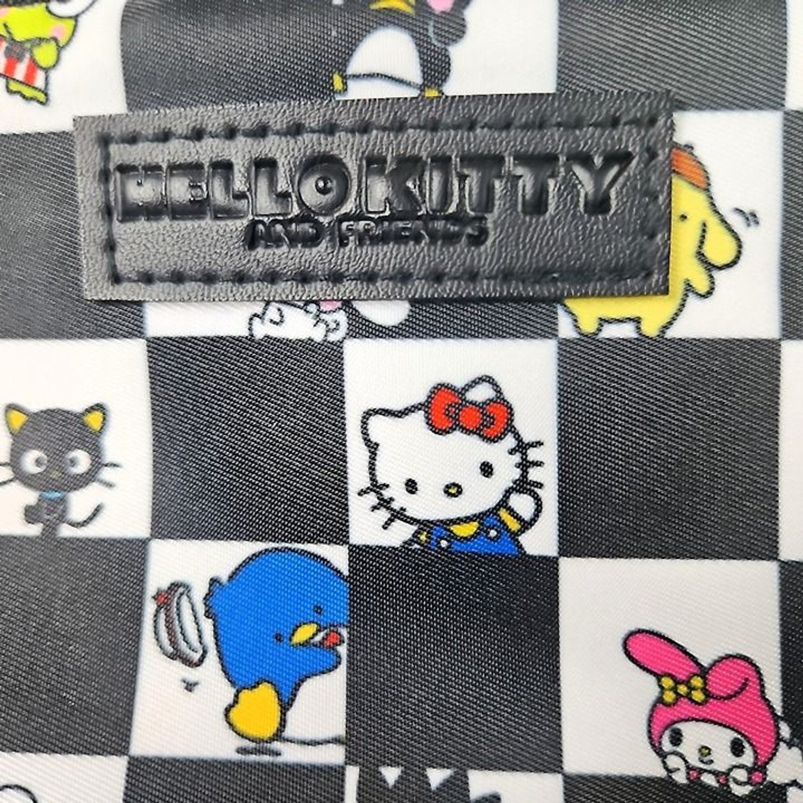 Hello Kitty Sanrio CALIA Checkered Belt Bag Fanny Pack All Characters NWOT