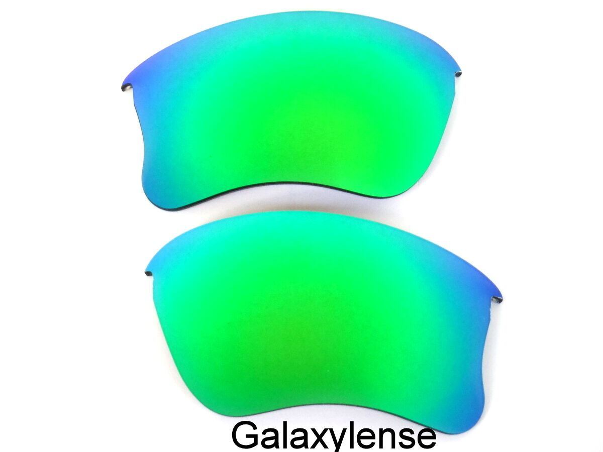 Galaxy Replacement Lenses For Oakley Flak Jacket XLJ Sunglasses Green Polarized