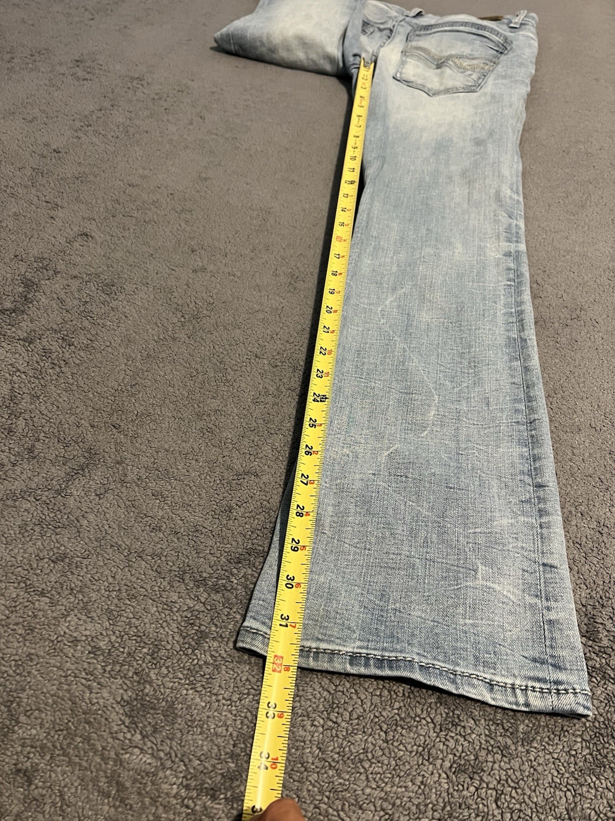 BKE jeans Men’s size 30×32 Aiden Bootcut Buckle Cotton blend comfort denim