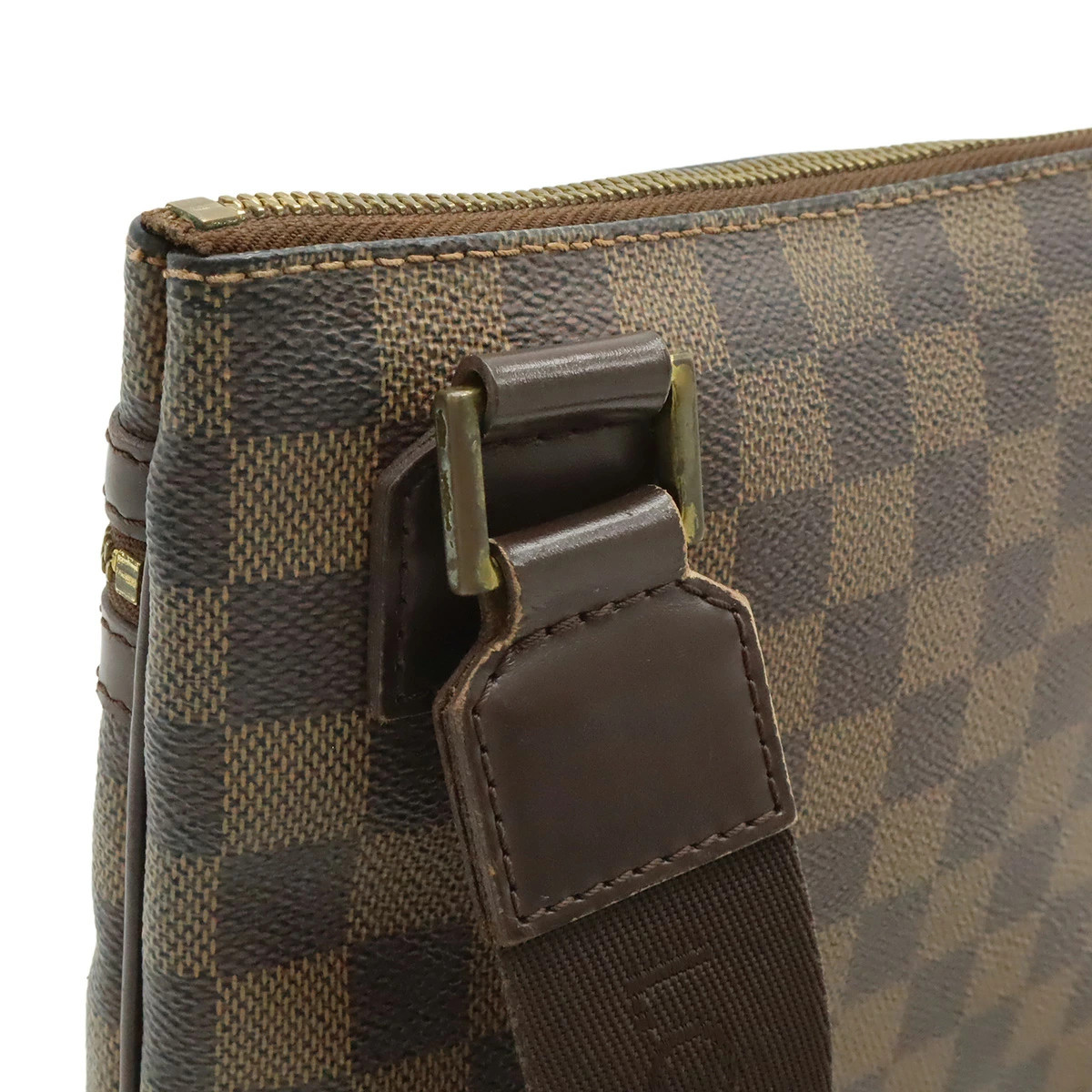 Louis Vuitton Damier N51111 Shoulder Bag Check Canvas Brown Unisex #BLB2653