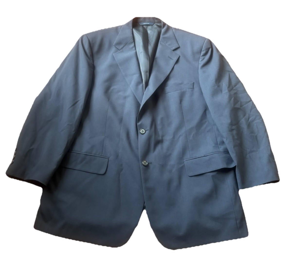Brooks Brothers Worsted Wool Brooksaire Blazer Mens Navy Blue See Pics