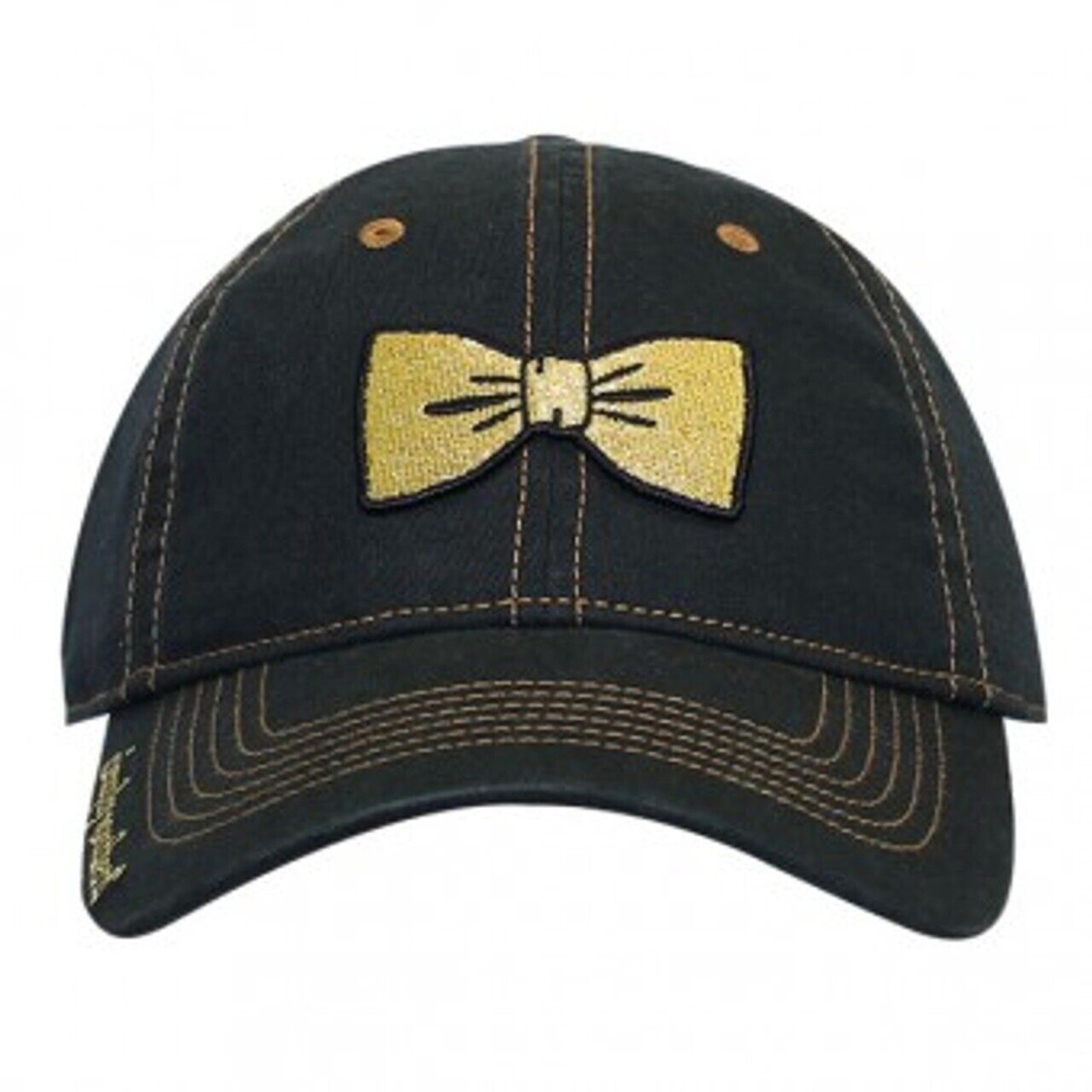 Simply Southern Gold Glitter Embroidered Bow Logo Hat Cap Snapback Trucker Mesh