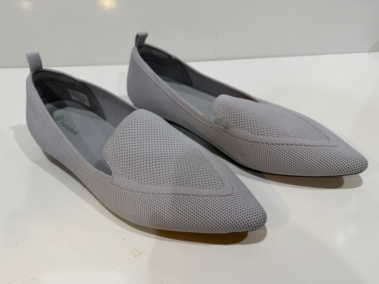Burudani Women’s Pointed Toe Flats Comfortable Dressy Business Casual Size 9.5