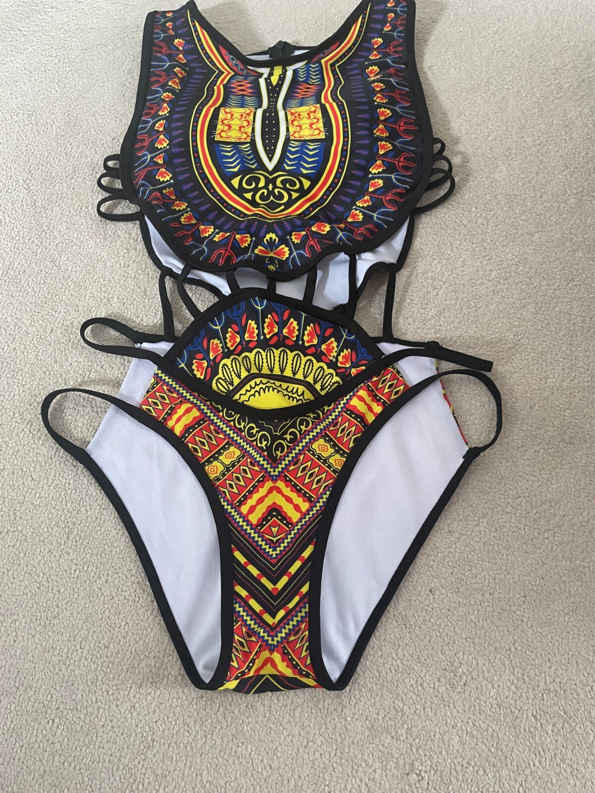Unbranded Ladies One Piece Bathers – 5+ items free postage (AU) – Size L – NWOT