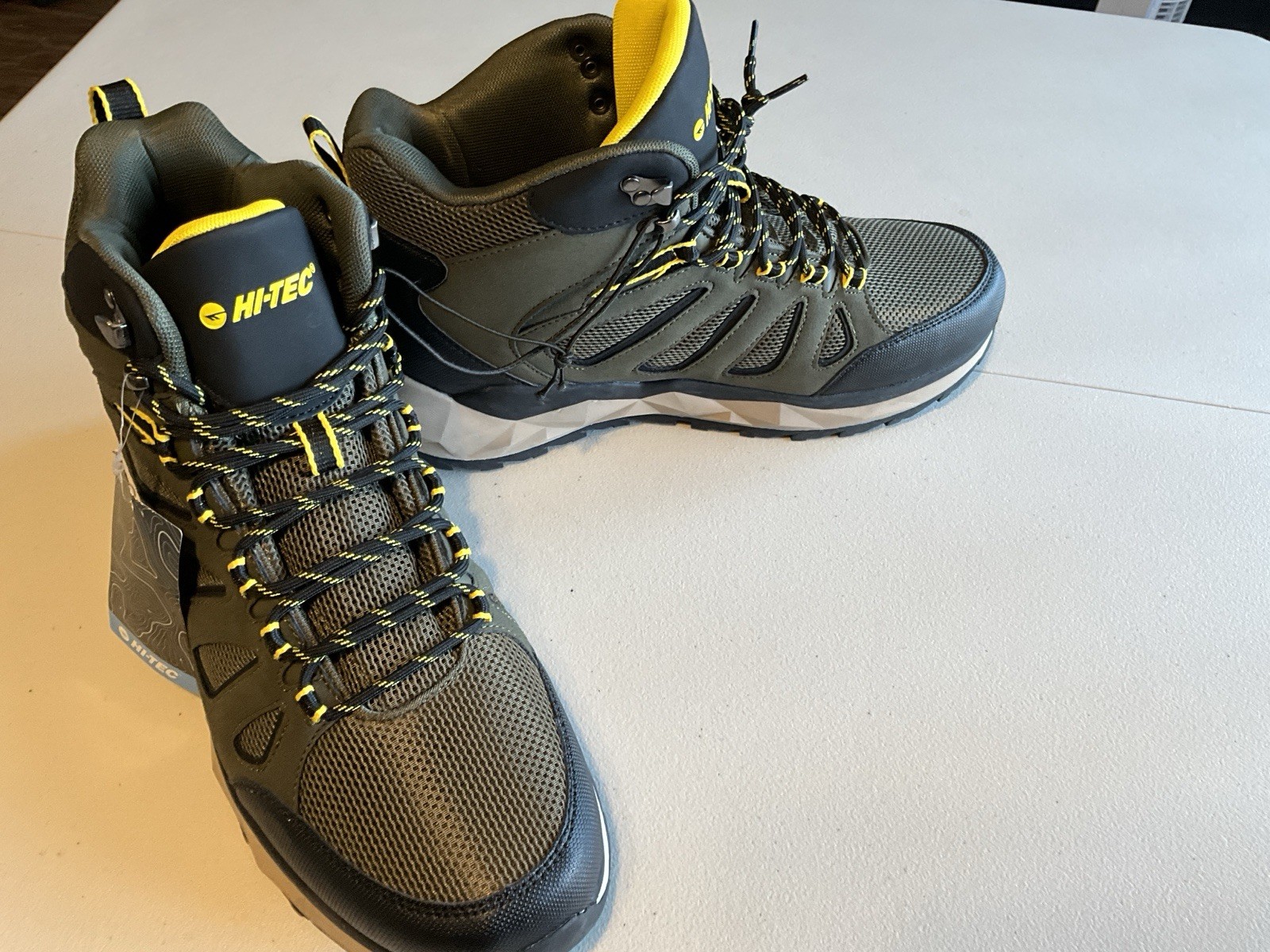 HI-TECH Valley Geo Mid Hiking Boots CH80293M-GBY Men’s Size 13M