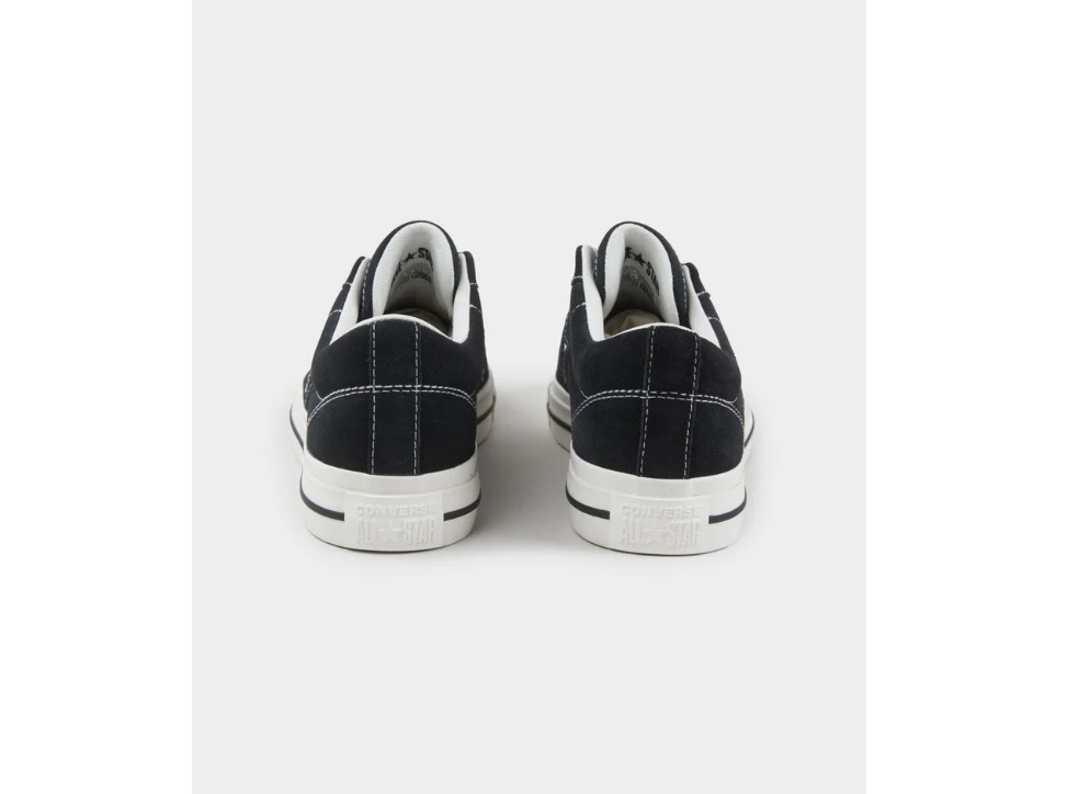 Converse One Star 95 Black White Suede Sneakers