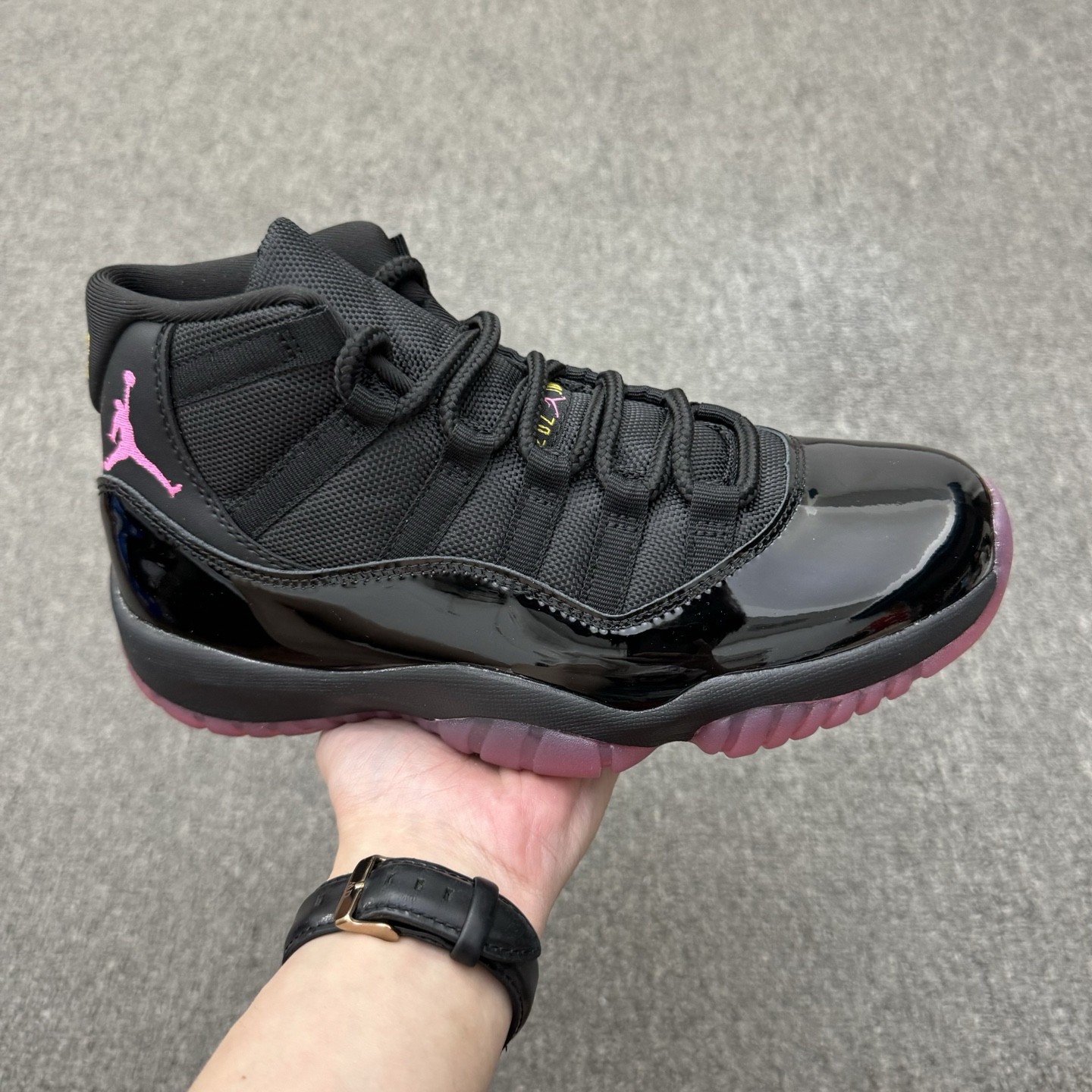With Box New AJ 11 Retro Pink Black Men’s Shoes Size US 4-13 CT8012-500