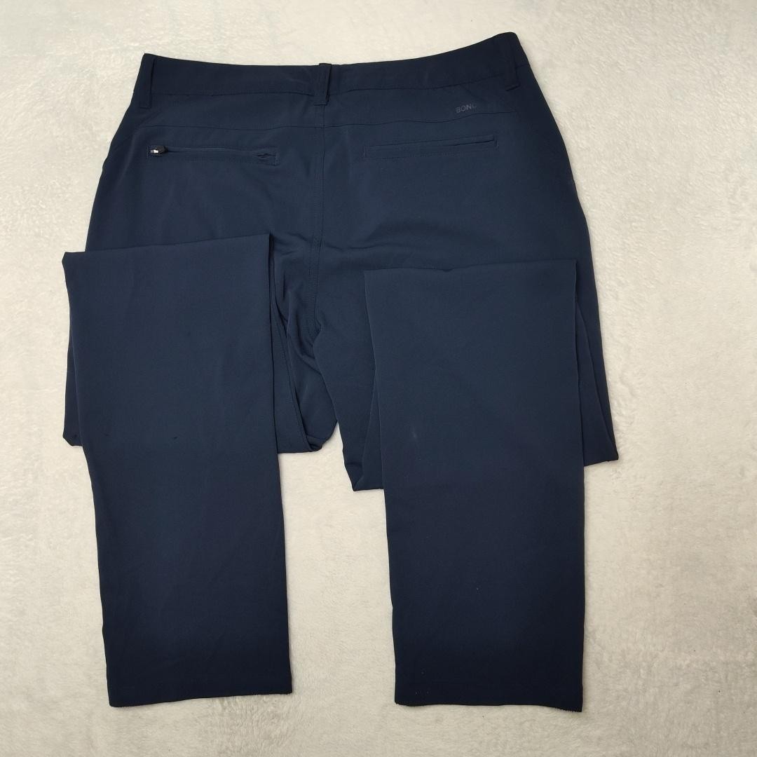 Bonobos Pants Mens 32×34 Blue Golf Highland Slim Performance Stretch Flat Tech