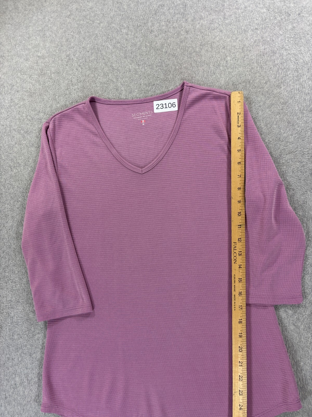 Seg’ments 3/4 Sleeve Performance Pullover Shirt (Women’s Medium) Purple