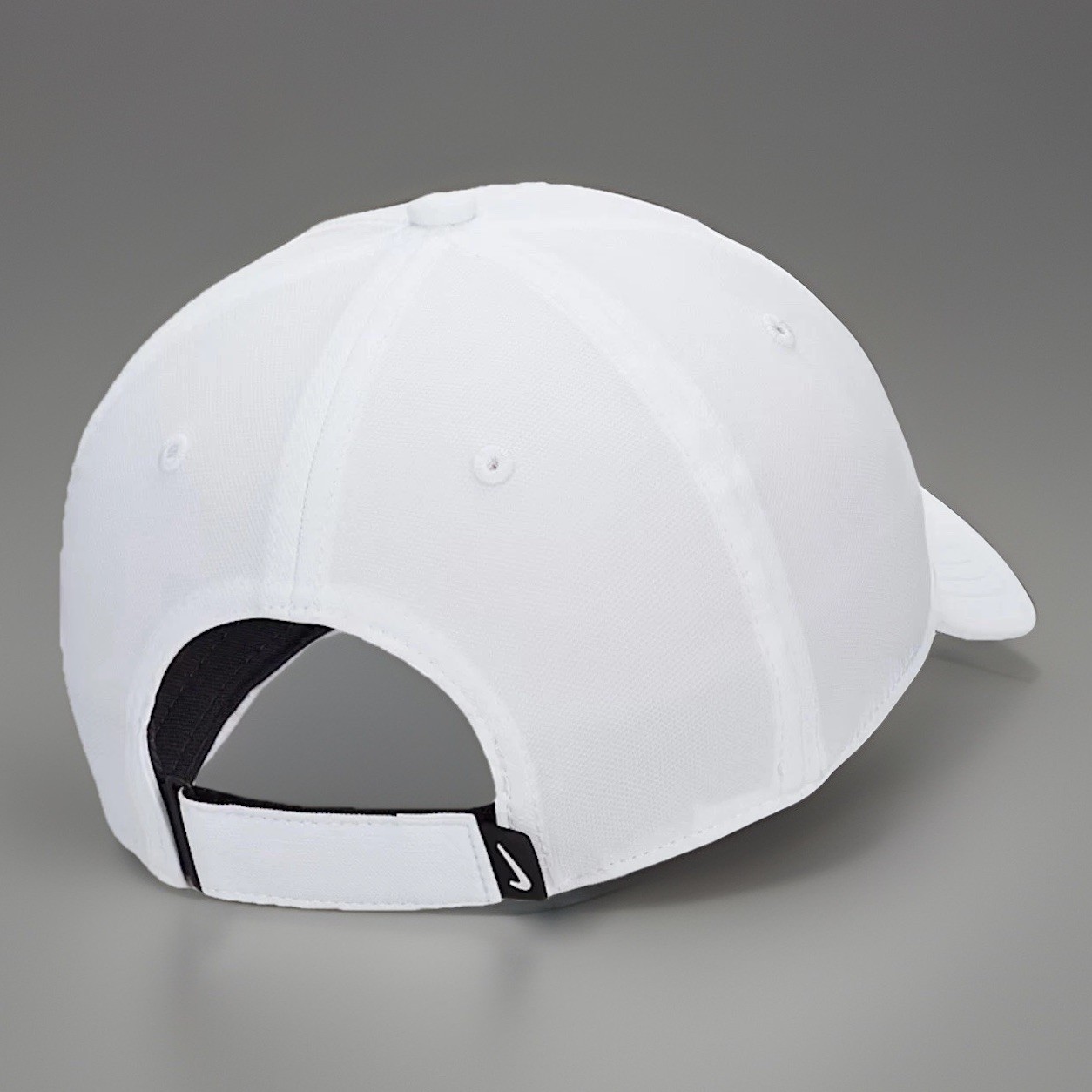 NIKE Dri-FIT Club Structured Swoosh Cap Hat White/Black L/XL FB5625-100 NEW