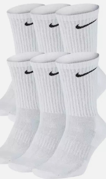 Nike Everyday PLUS Cushioned Training Socks 1 PAIR WHITE OR BLACK