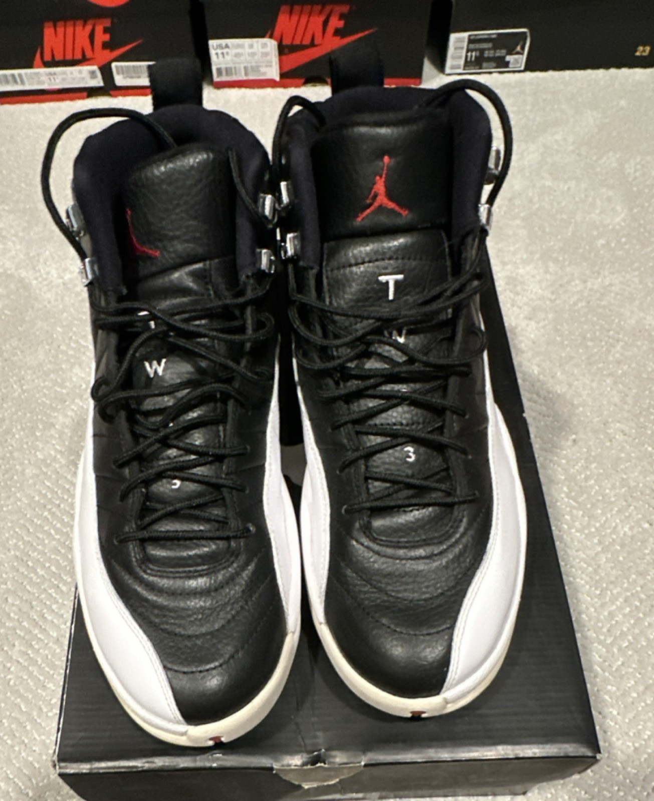 Jordan Air Jordan 12 Retro Playoff Black/Varsity Red-White 130690-001