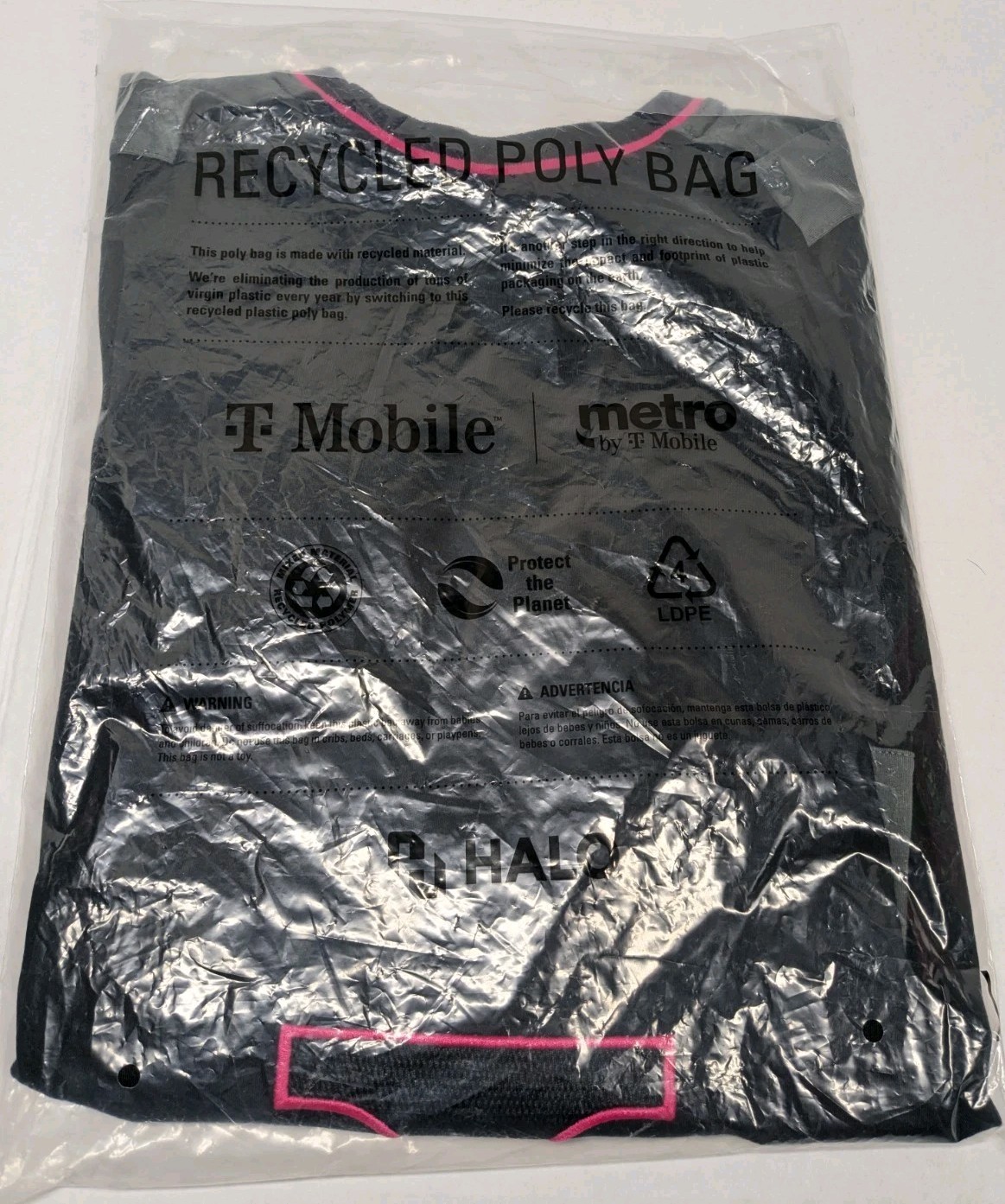 T-Mobile Embroidered Logo Long Sleeve Shirt Women’s Size S Workwear Style Top