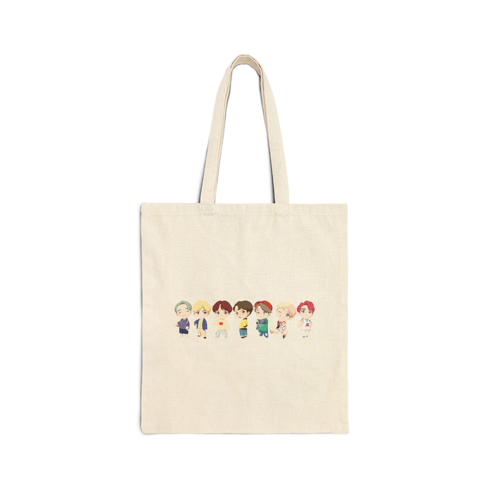 BTS TinyTAN IDOL reusable Cotton Canvas Tote Bag shopping