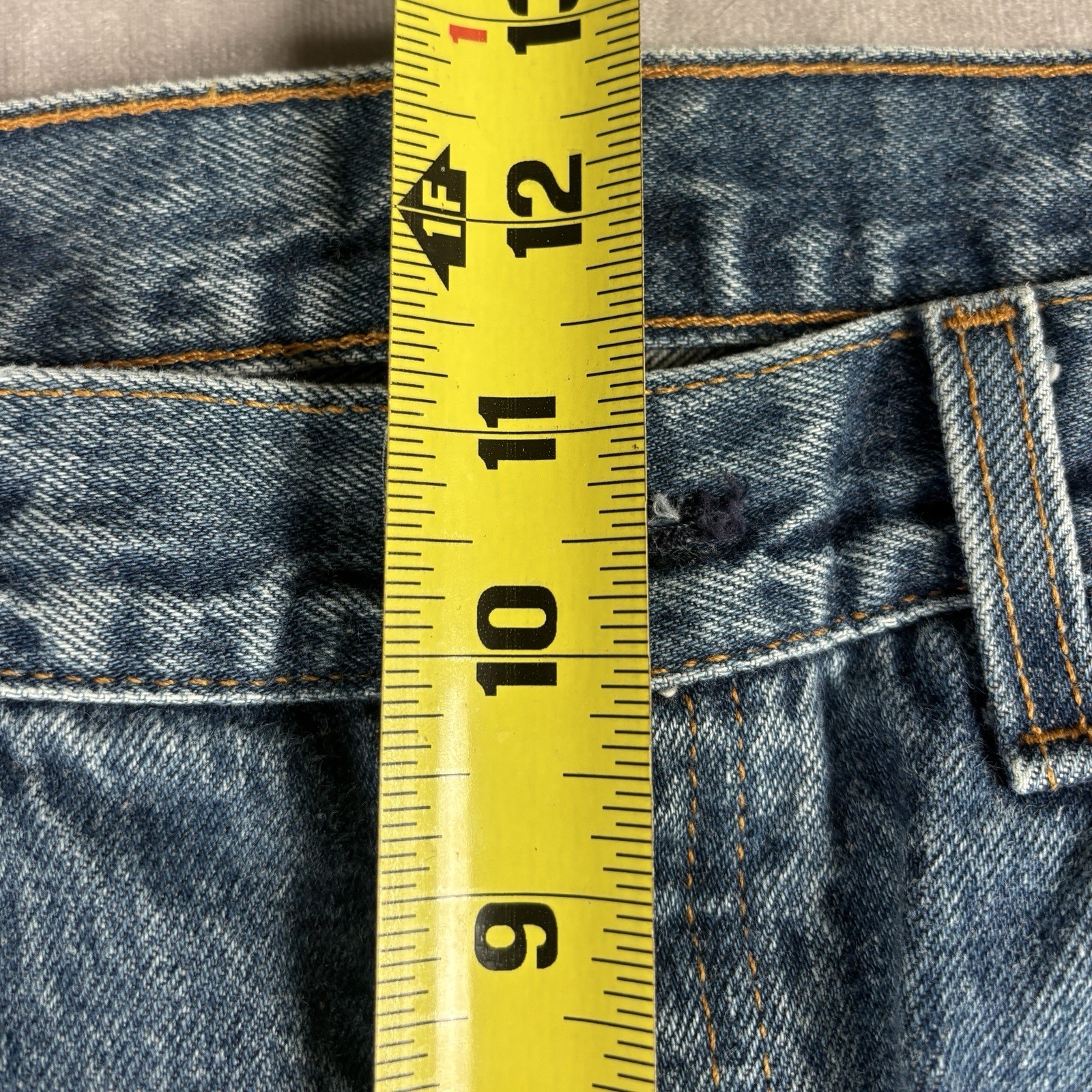 Vintage Levis 501XX USA Made Button Fly Mid Rise Cotton Jeans 36×34 ACTUAL 32×30
