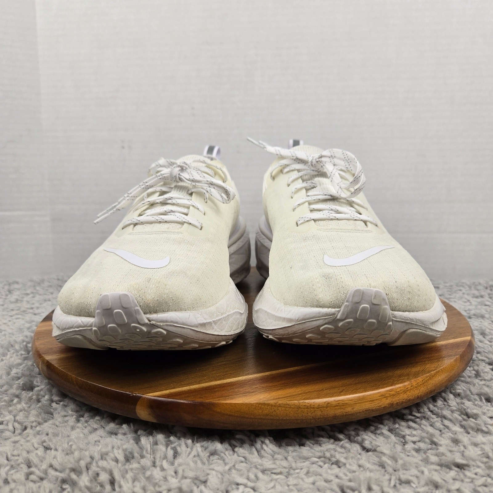 Nike Men 13 ZoomX Invincible Run 3 White Photon Dust Gym Running Shoe DR2615-103