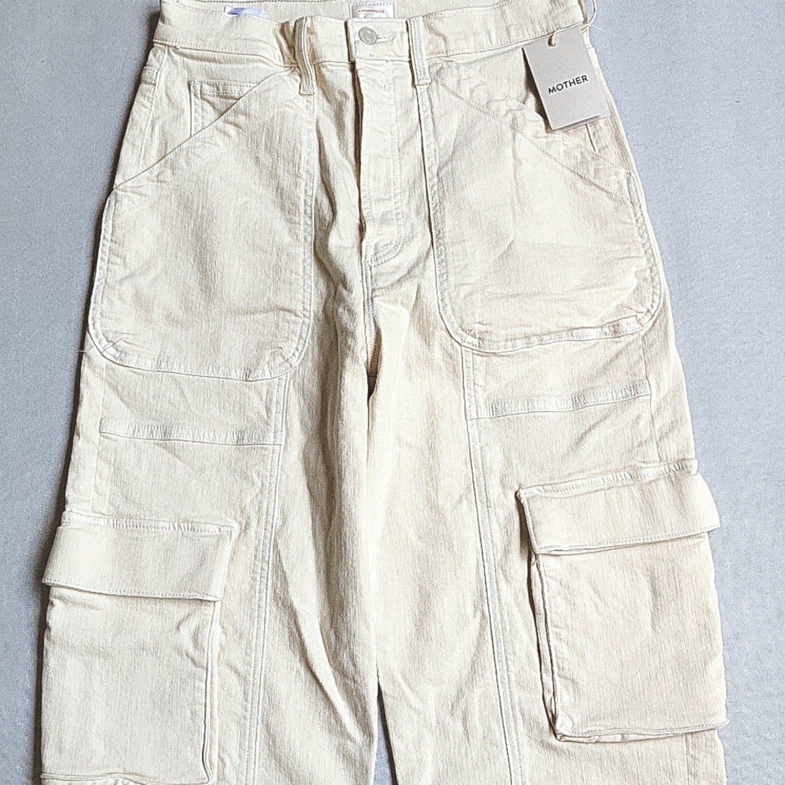 NWT$328 MOTHER Curbside Cargo Flood High-Rise Tapered Jeans 30 (8-10)